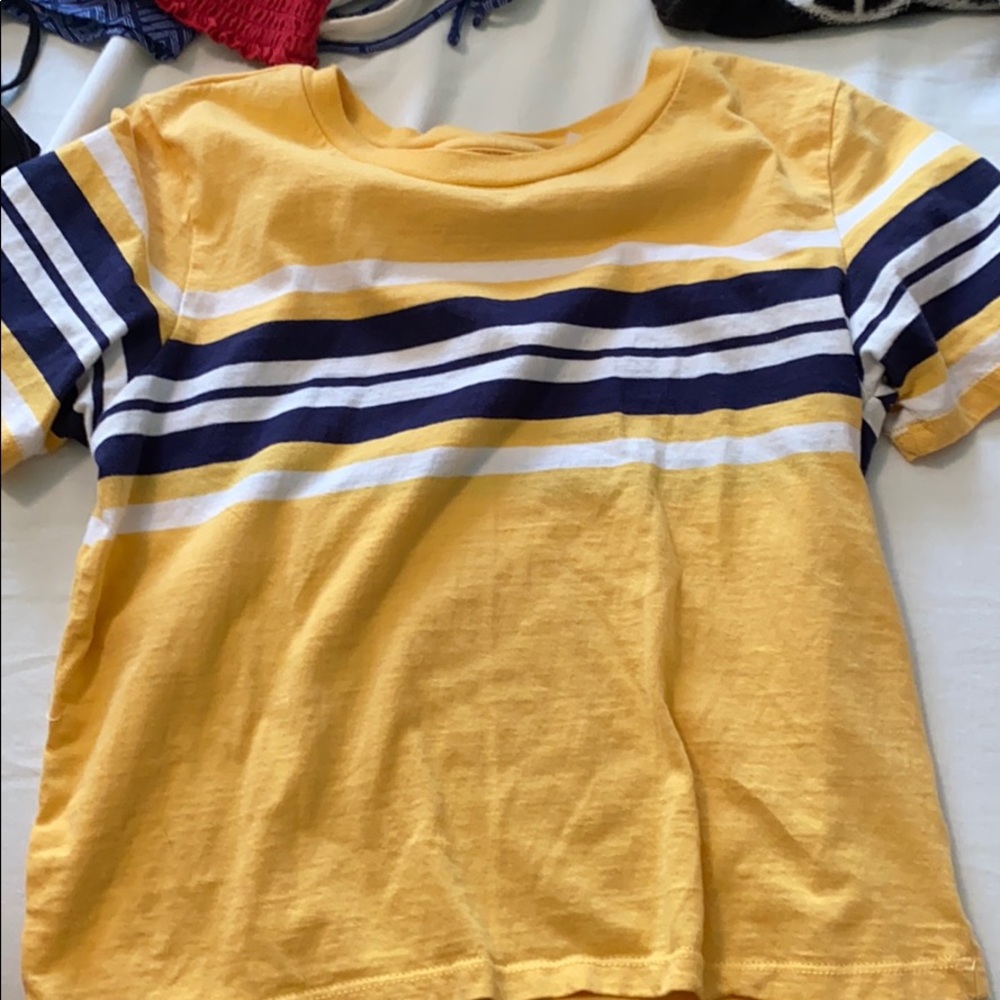 yellow shirt